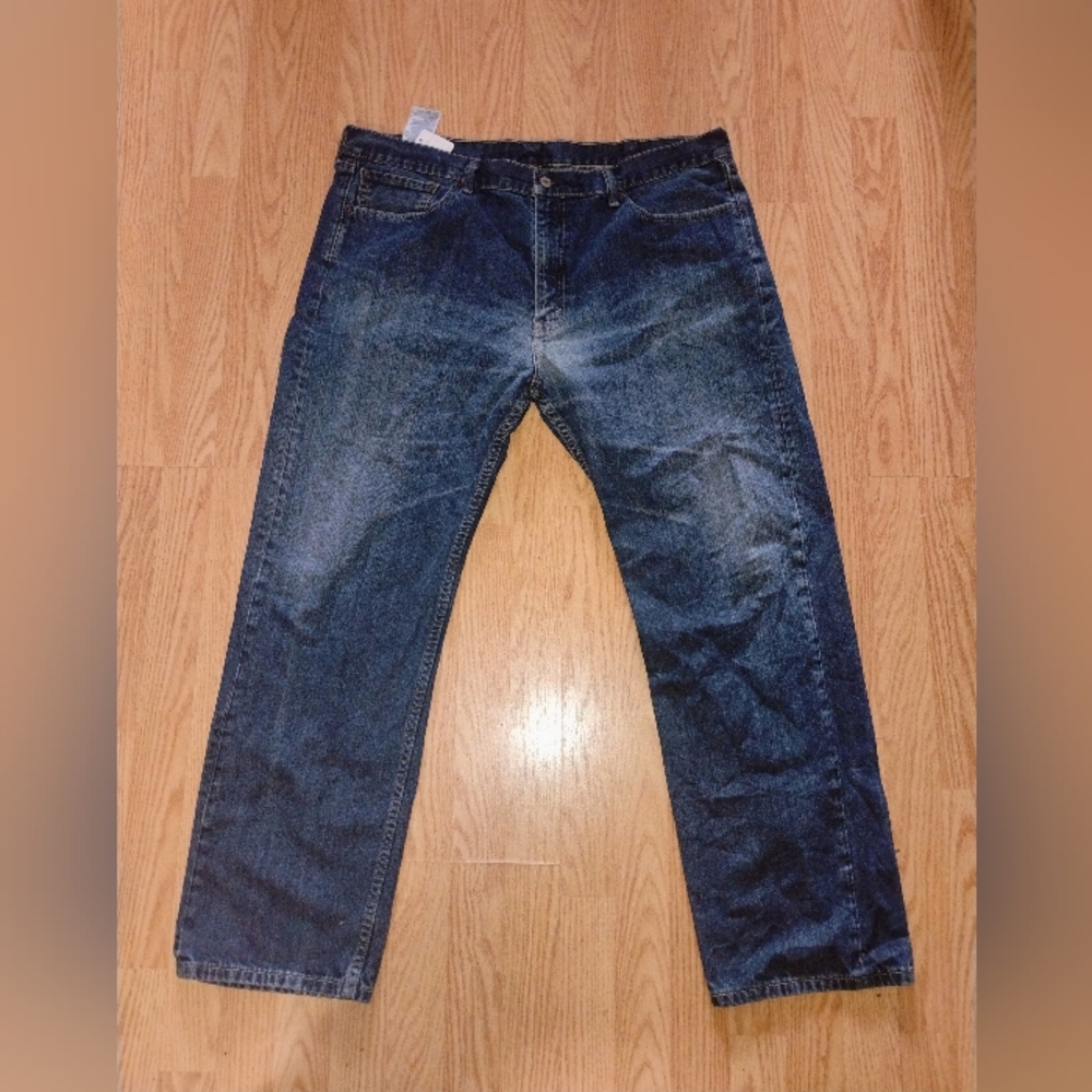 Used Second Hand Men Levi Jean 505 W42 L32 #0031